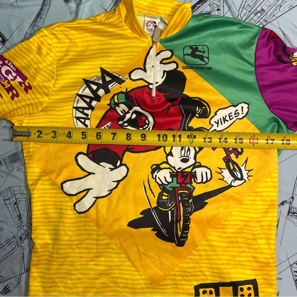 Vintage Disney Giordana ‘Big Bad Pete vs Mickey’ Cycling Jersey - Picture 9 of 10